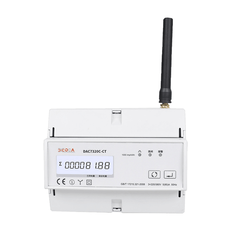 Dac7320c-CT WiFi multifunzione su guida DIN con trasformatore Contatore di energia Smart Modbus