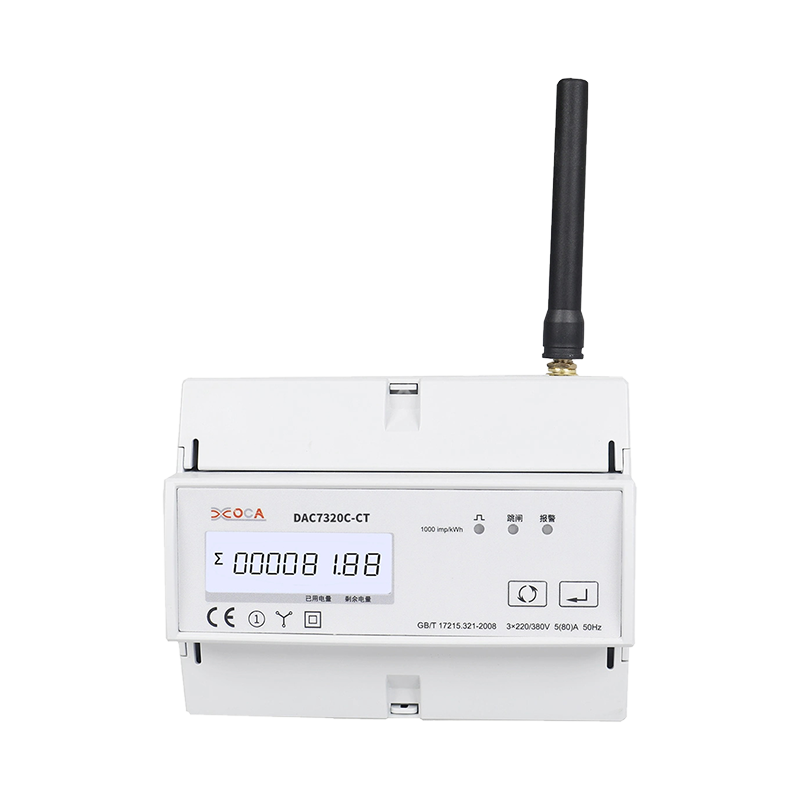 Dac7321c-CT DIN Rail AC WiFi con trasformatore Contatore di energia elettronico Tuya