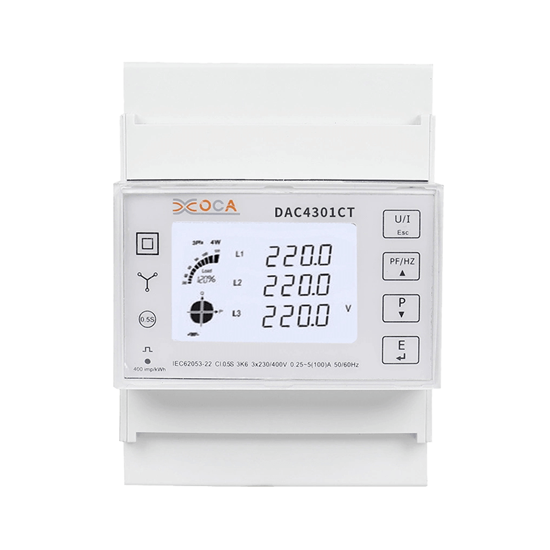 Dac4301CT guida DIN trifase AC con contatore di energia del trasformatore