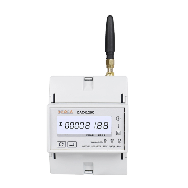 Contatore di energia multifunzione intelligente Modbus AC monofase su guida DIN Dac4120c