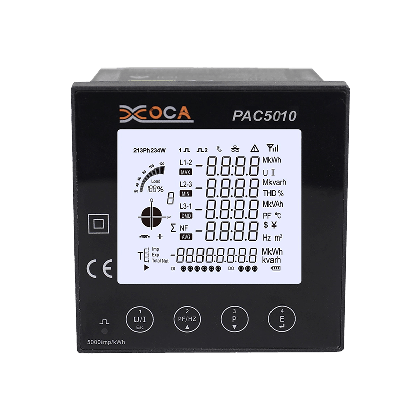 PAC5010 Pannello CA RS485 Contatore di energia elettrica digitale Modbus Misuratore di potenza