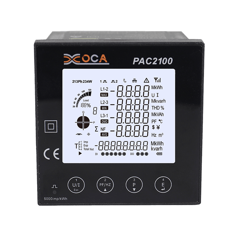 PAC2100 Contatore di energia intelligente digitale LCD grande