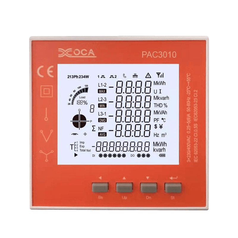 Misuratore di potenza del pannello elettronico WiFi Smart