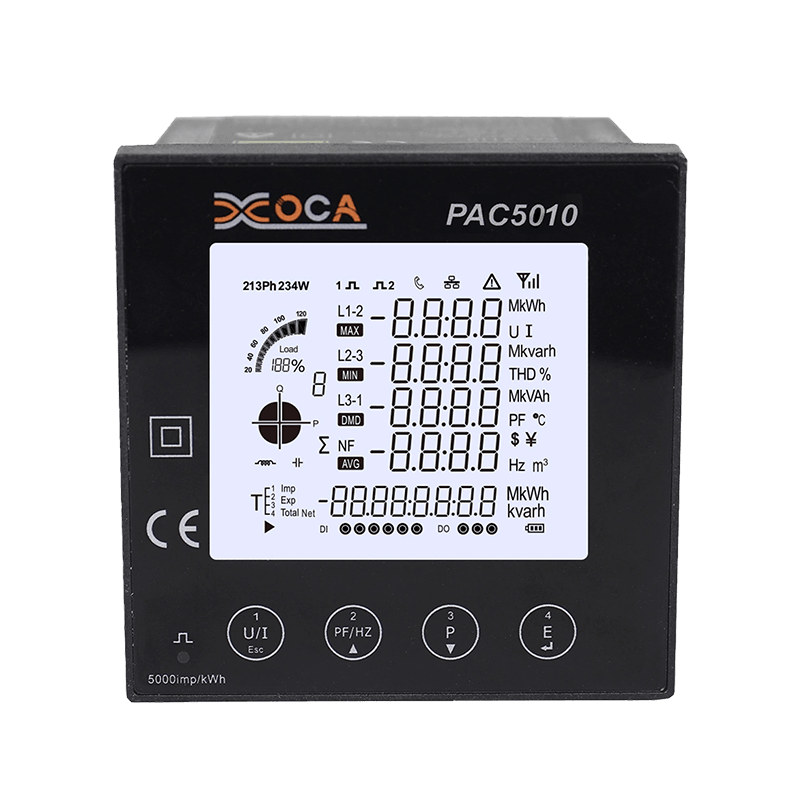 PAC5000 Smart Modbus WiFi Electric Panel Power Meter Contatore di energia